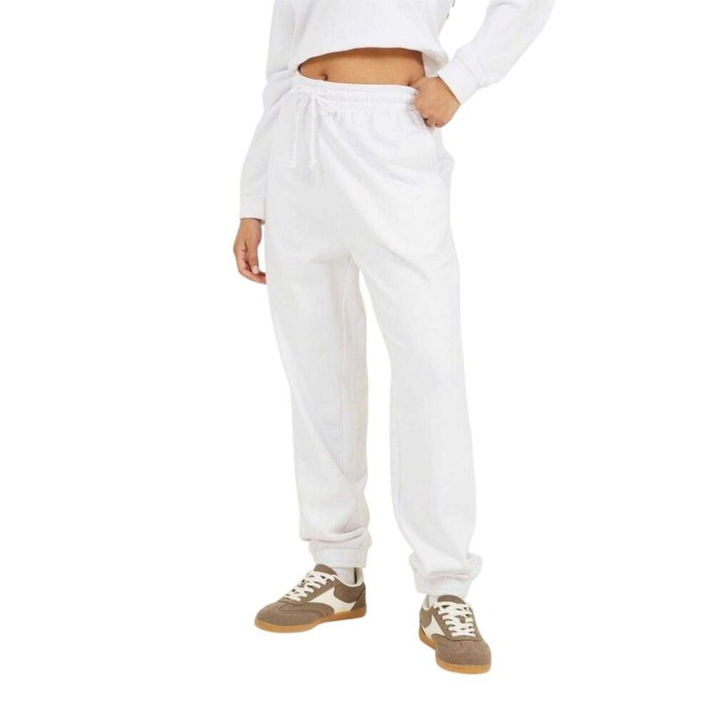 Brave Soul Womens/Ladies Wide Leg Sweatpants / White
